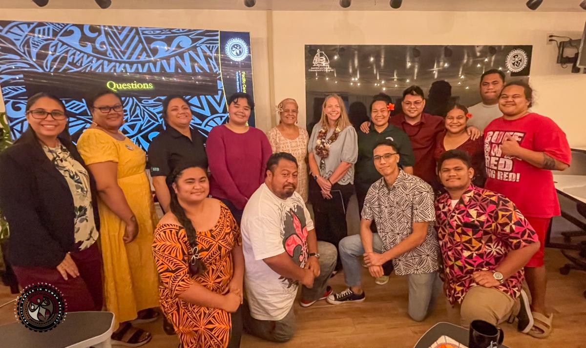 Group photo with ACCJC VP Melynie Schiel and iEM students