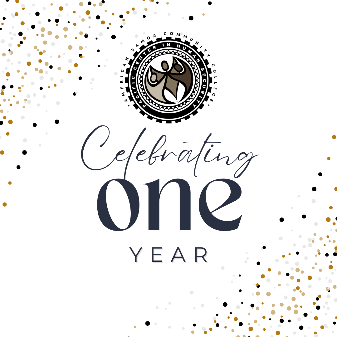 Graphic with PCHS logo and wording: Celebrating one year
