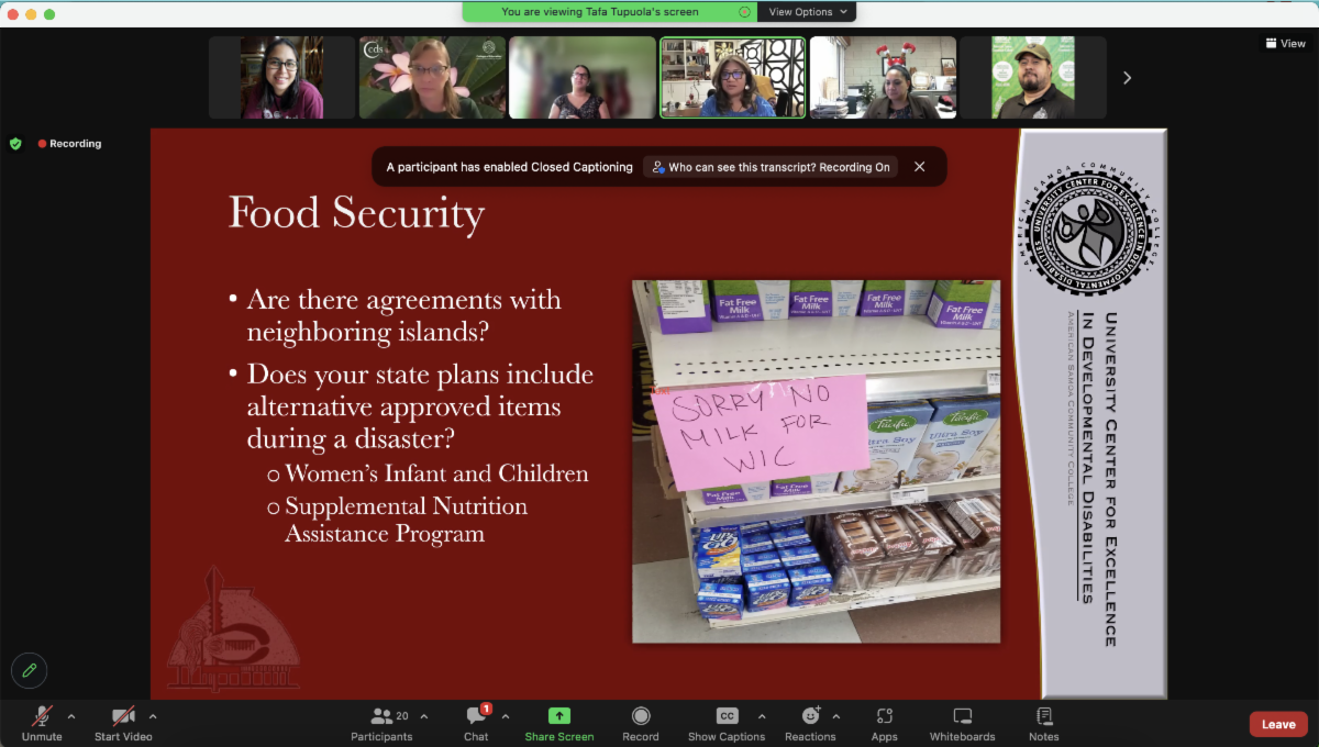 Webinar slide on "Food Security" 