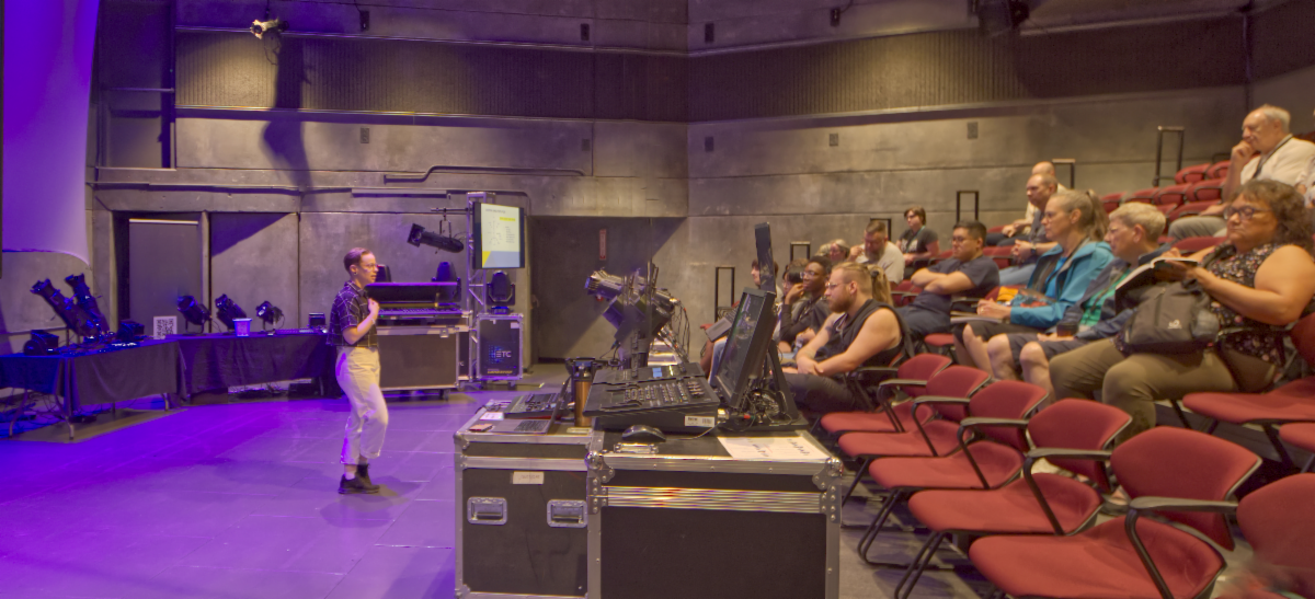 Resource Stage Workshop, Lighting Design with with Kaileigh Krysztofiak. On Saturday, March 7th at Horizon Solutions.