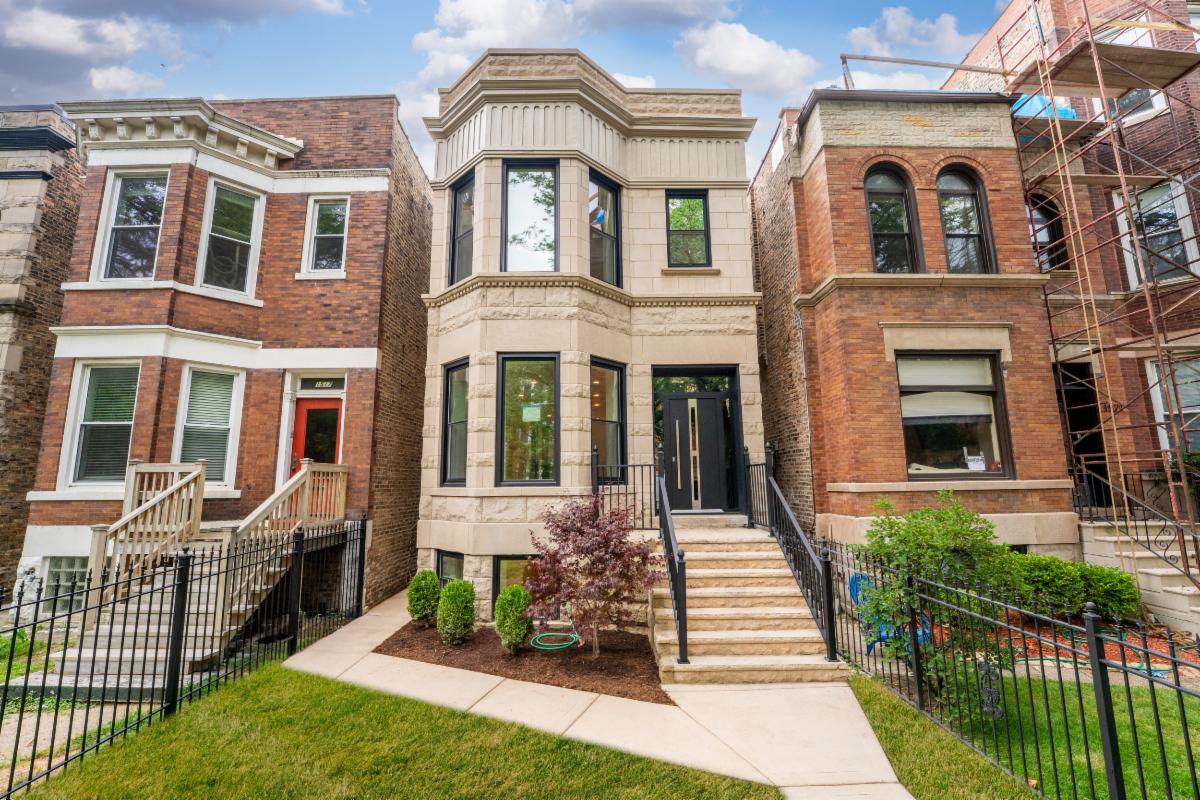 1519 W Addison St — Modern Luxury Greystone in Lakeview