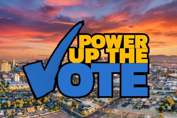 Power Up The Vote Banner