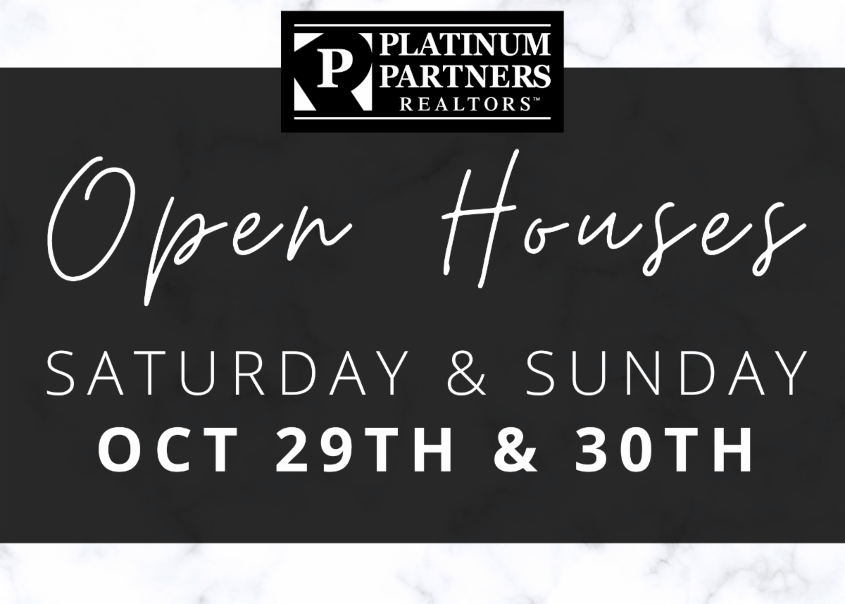 Open Houses This Weekend!
