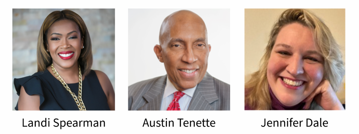 Headshot Pictures of Facilitators of HCC Mattress Mack School Selling Landi Spearman, Austin Tenette and Jennifer Dale