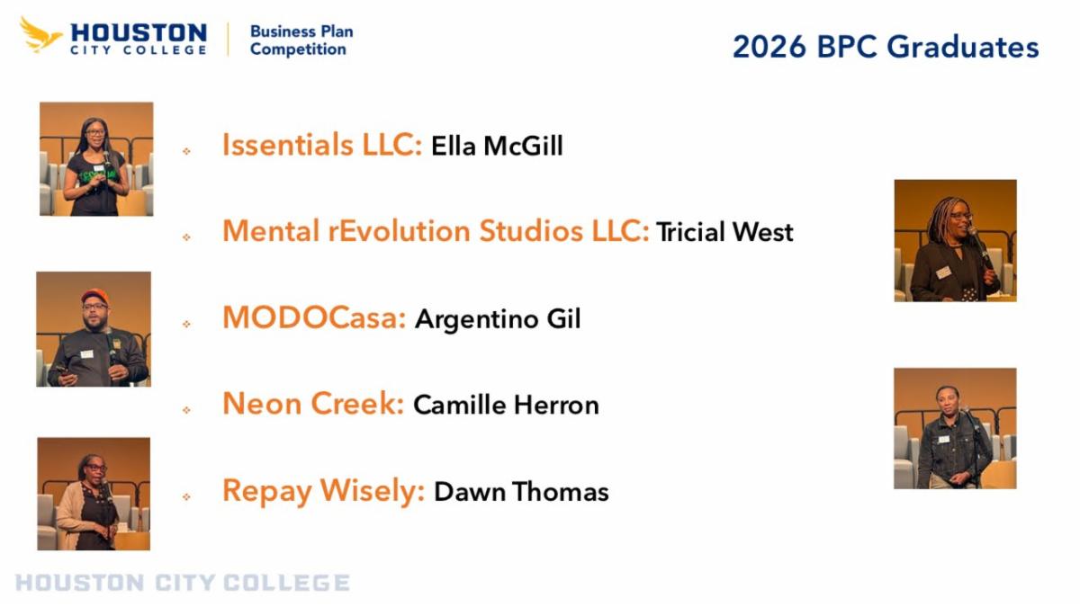 Slide - Congratulations and certificates go to: Issentials LLC - Ella McGill Lit Picnic And Pool, LLC – Camille Herron Mental rEvolution Studios LLC - Tricial West MODOCasa - Argentino Gil and Radames Gonzalez Repay Wisely - Dawn Thomas