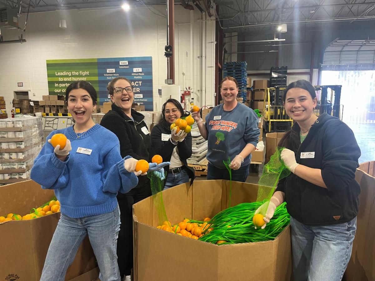 Young Professionals at Food Bank Contra Costa and Solano