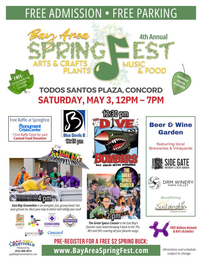 Bay Area SpringFest, May 3, 2025