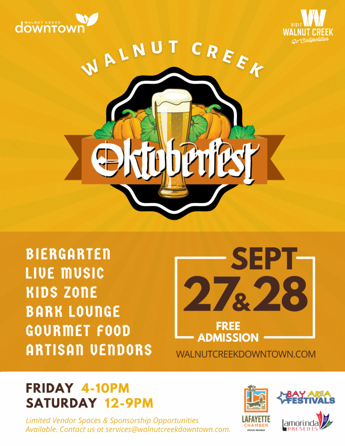 Presented by Chamber member Bay Area Festivals