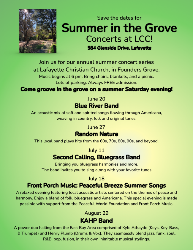 Summer in the Grove!