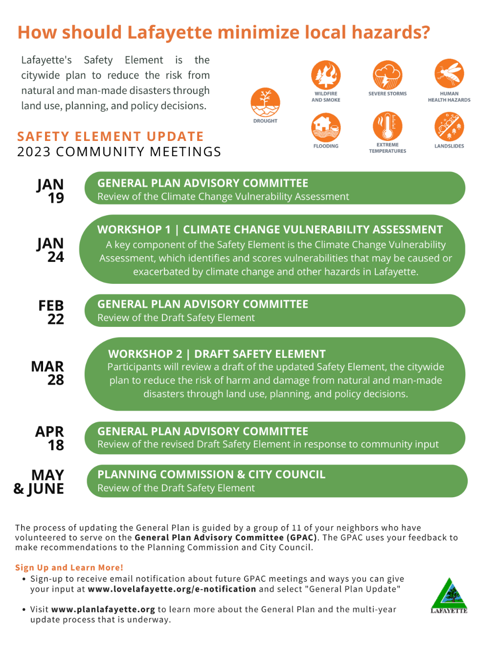 Lafayette's Safety Element