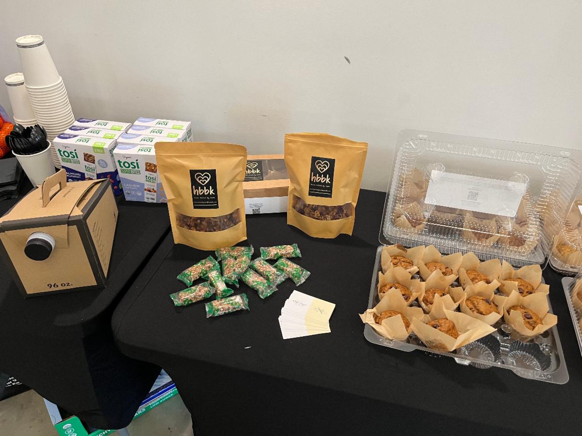 Thank you Gratitude Coffee, Home Baked by Kate, Tosi Superbites, Coca-Cola and Diablo Foods! !