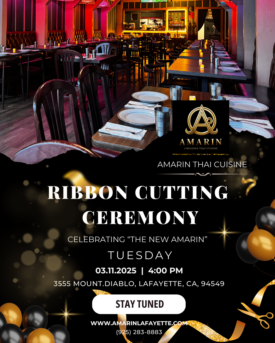 Amarin Thai Ribbon Cutting