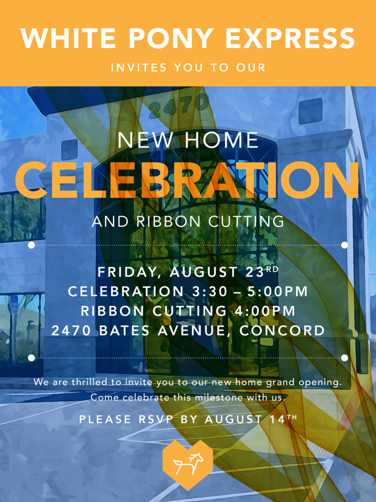 White Pony Express Ribbon Cutting