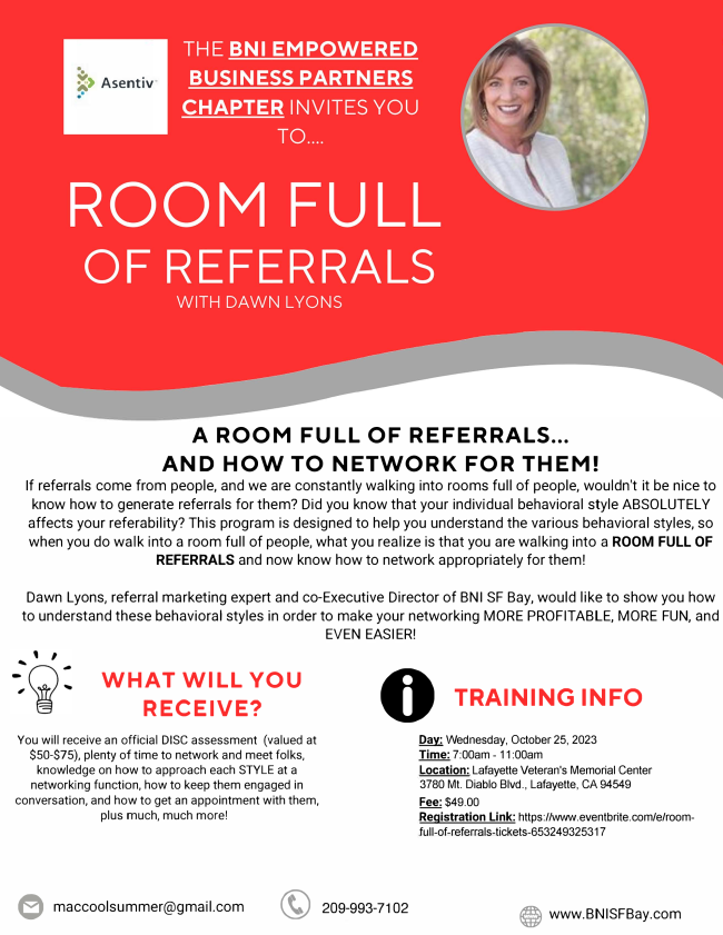 Room Full of Referals