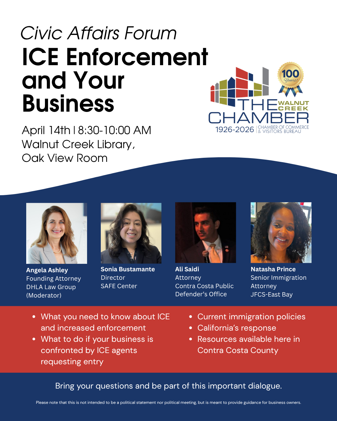 Walnut Creek Chamber Civic Affairs Forum