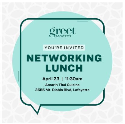 Greet Lafayette Networking Lunch, April 23