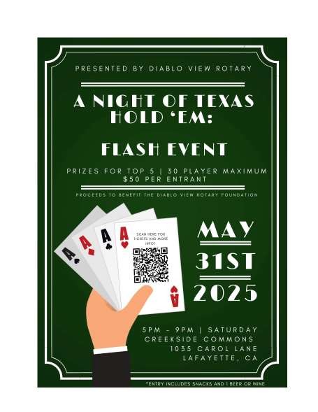 Diablo View Rotary - A Night of Texas Hold 'Em