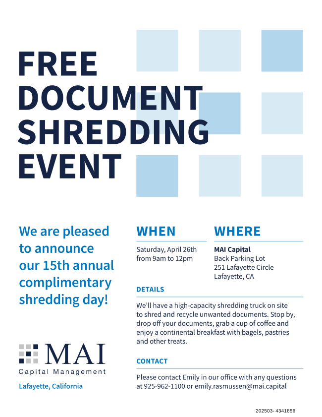 MAI's Free Document Shredding Event