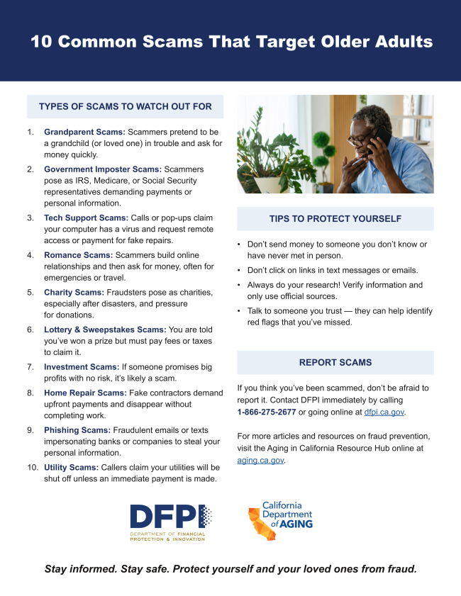 10 Common Scams That Target Older Adults