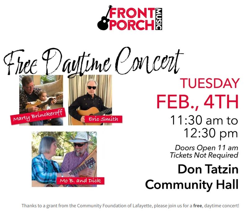 Front Porch Music Free Concert