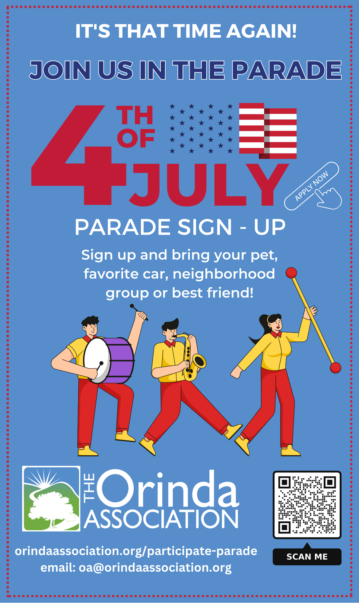 July 4th Parade Signup - Orinda Association