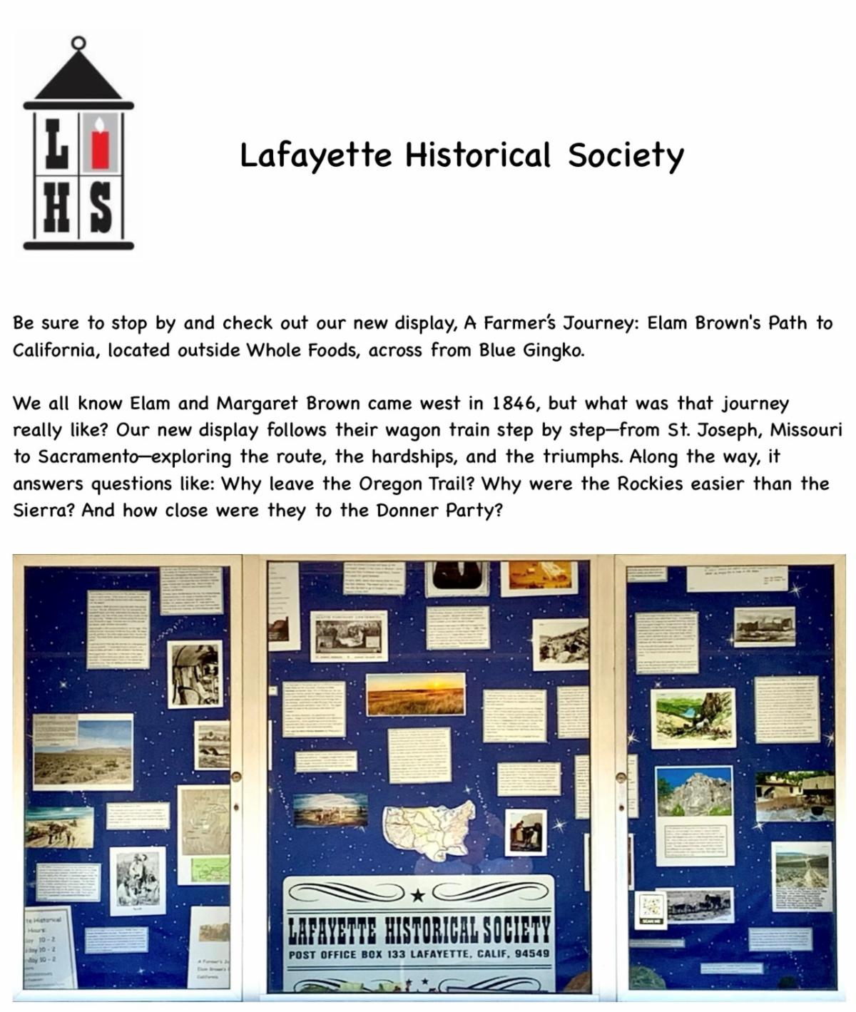 Lafayette Historical Society