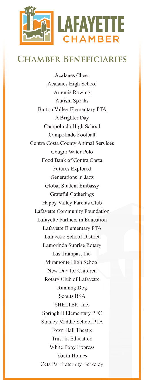 2019 Chamber Beneficiaries