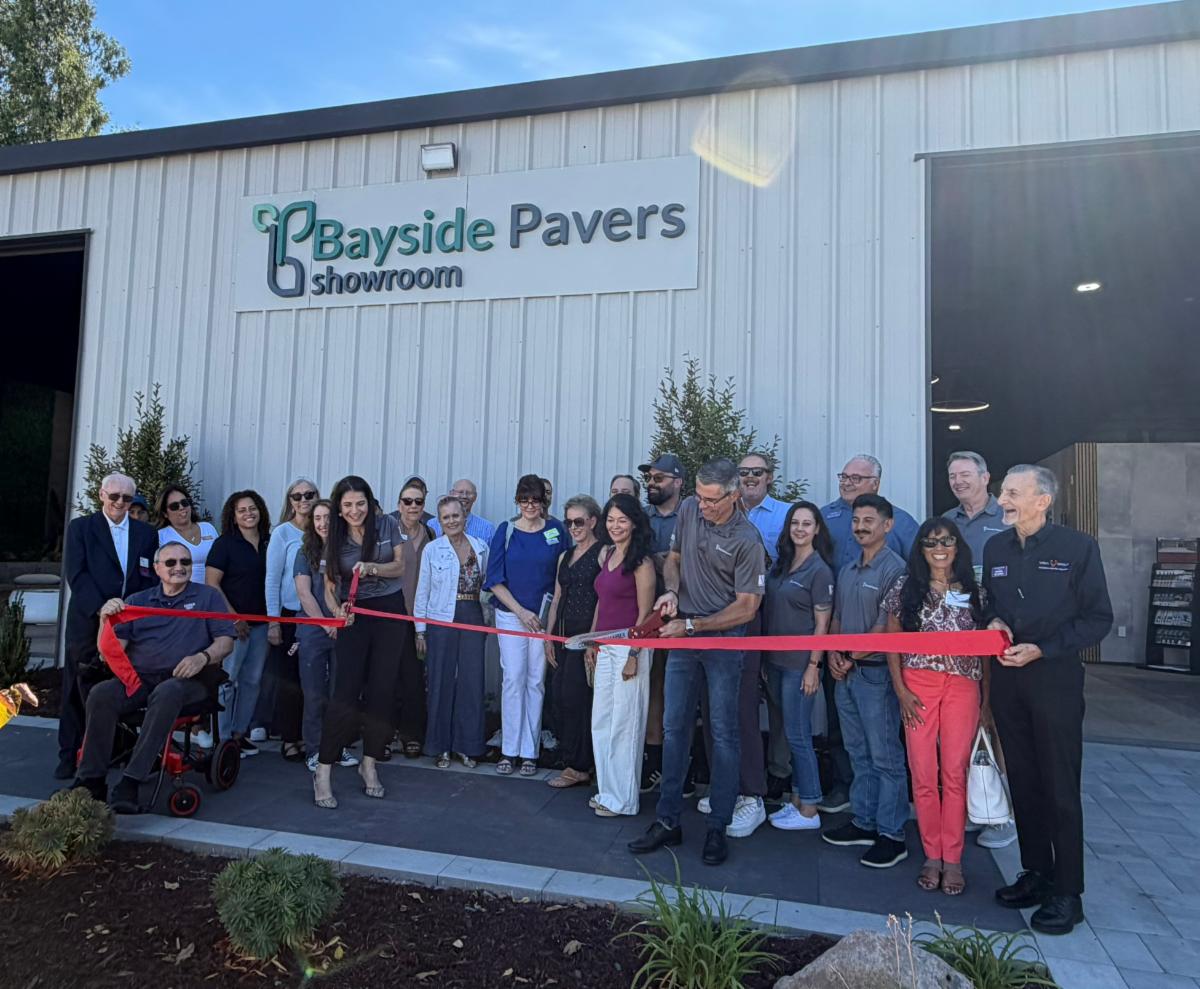 Ribbon Cutting at Bayside Pavers