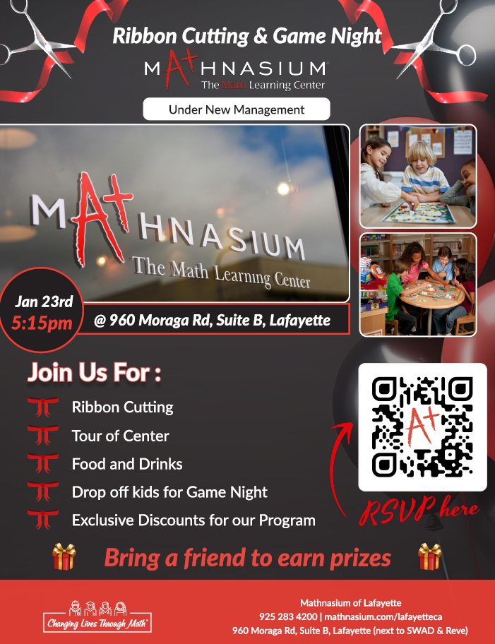 Ribbon Cutting at Mathnasium