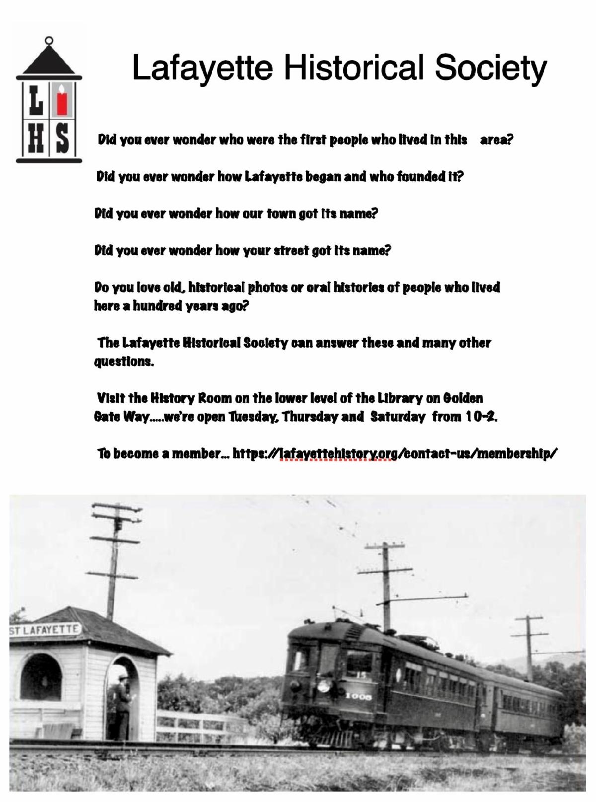 Lafayette Historical Society