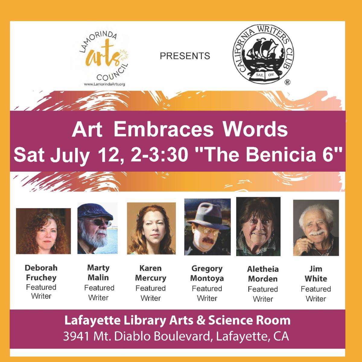 Lamorinda Arts Council - Art Embraces Words