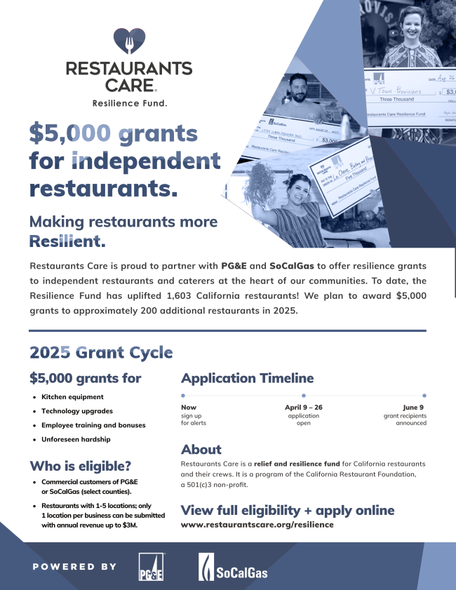 Restaurants Care - Resilience Fund 2025
