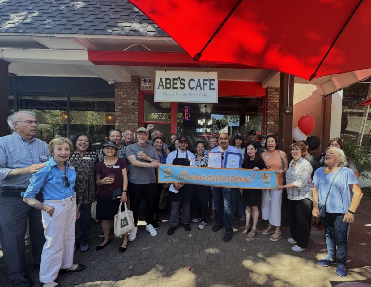 Abe's Cafe Ribbon Cutting