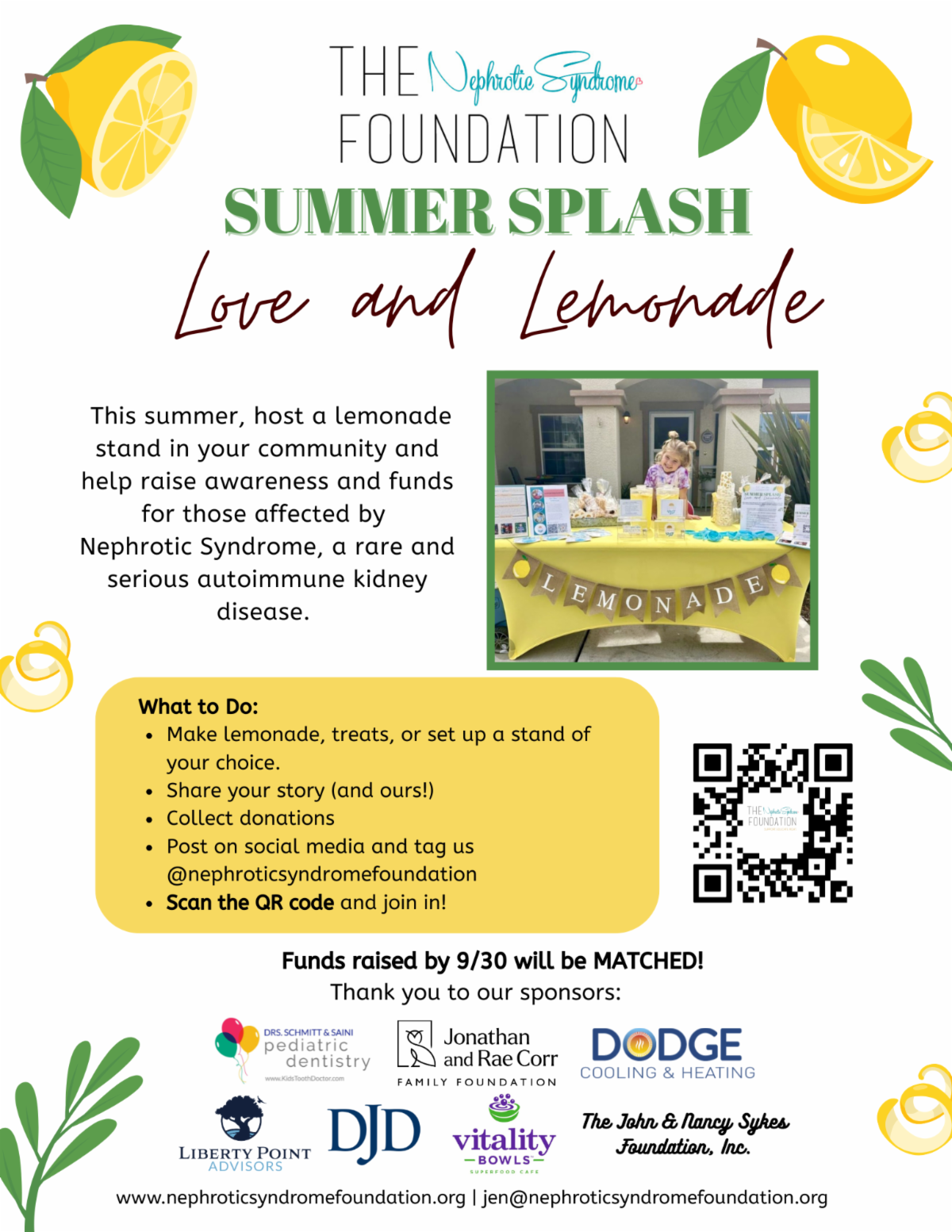 The Nephrotic Syndrome Foundation Summer Splash