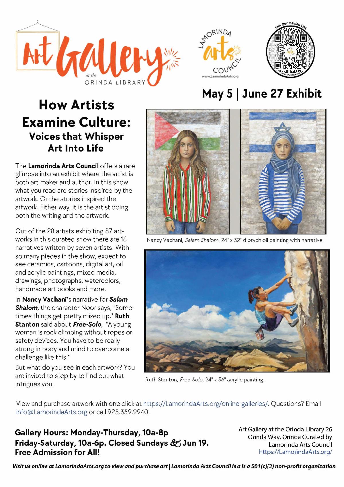 Lamorinda Arts Council, How Artists Examine Culture