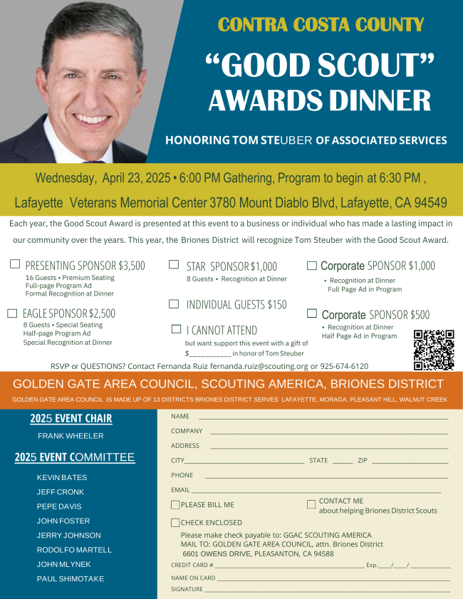 Contra Costa County "Good Scout" Awards