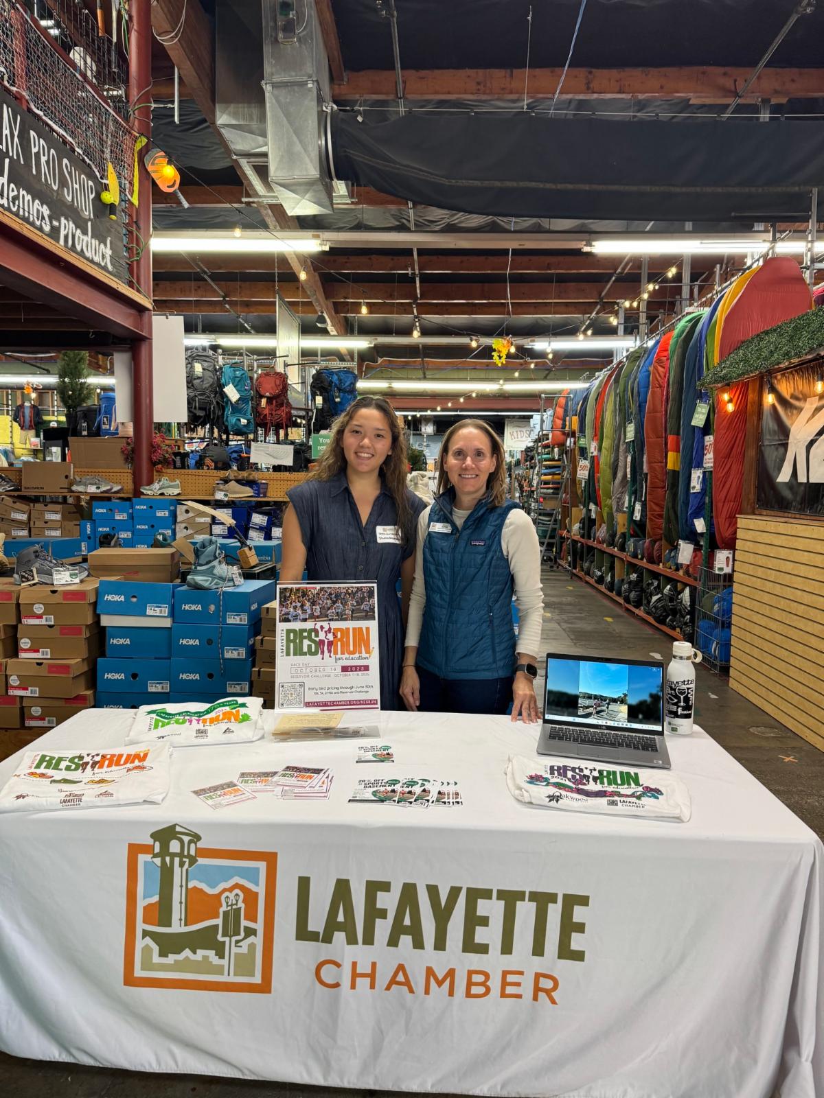 Lafayette Chamber at Sports Basement for Global Running Day