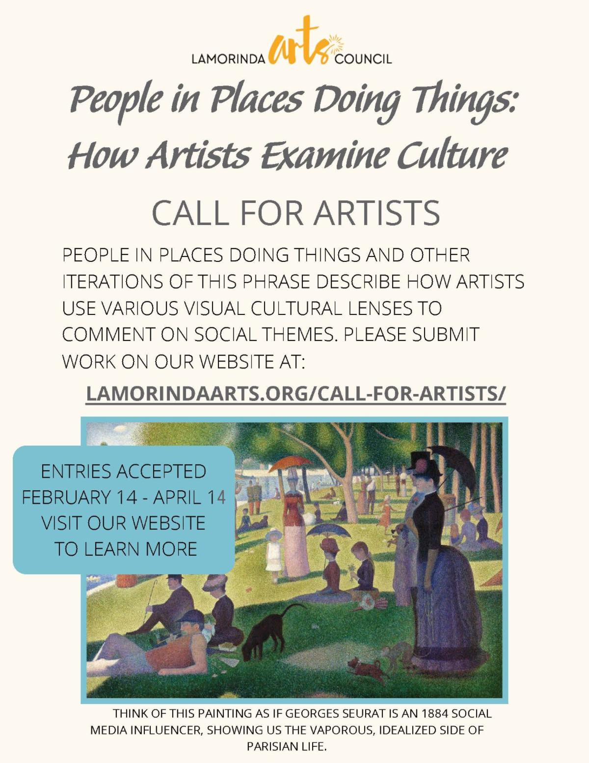 Lamorinda Arts Council - People in Places Doing Things