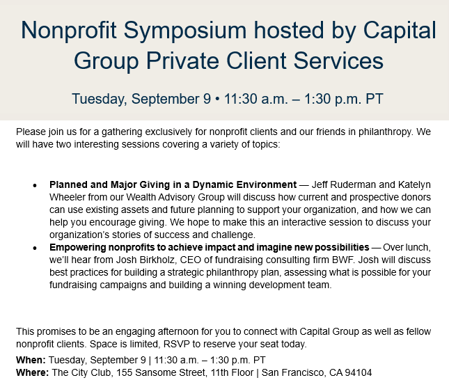 Capital Group Private Client Services
