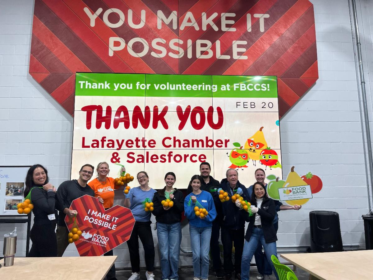 Young Professionals at Food Bank Contra Costa and Solano