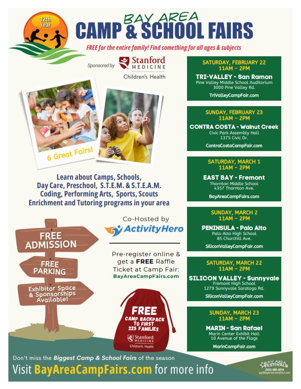 Bay Area Camp & School Fairs