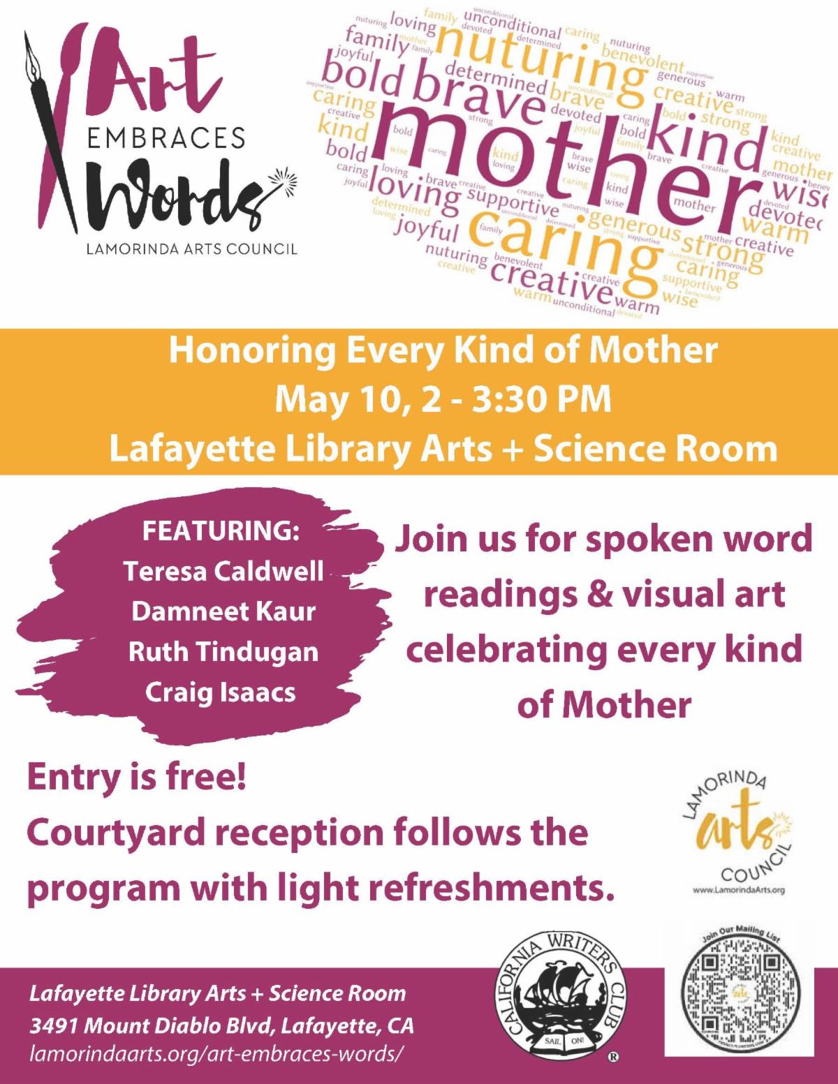Art Embraces Words: Honoring Every Kind of Mother