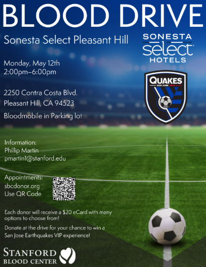 Stanford Blood Center: Sonesta Select Pleasant Hill