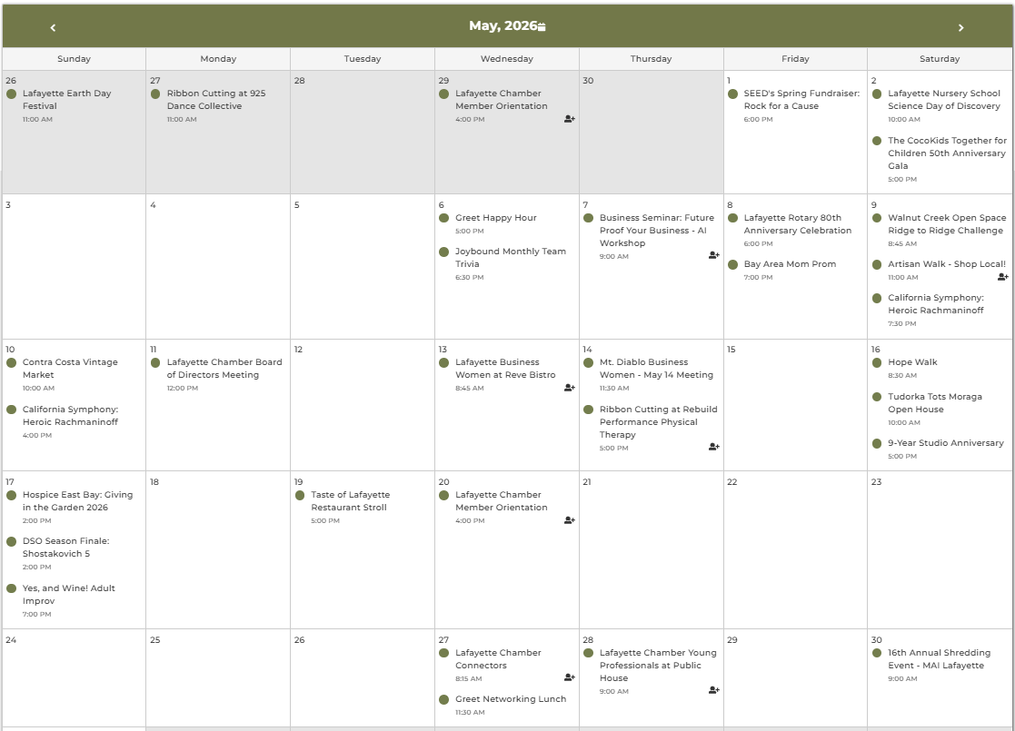 May Events!