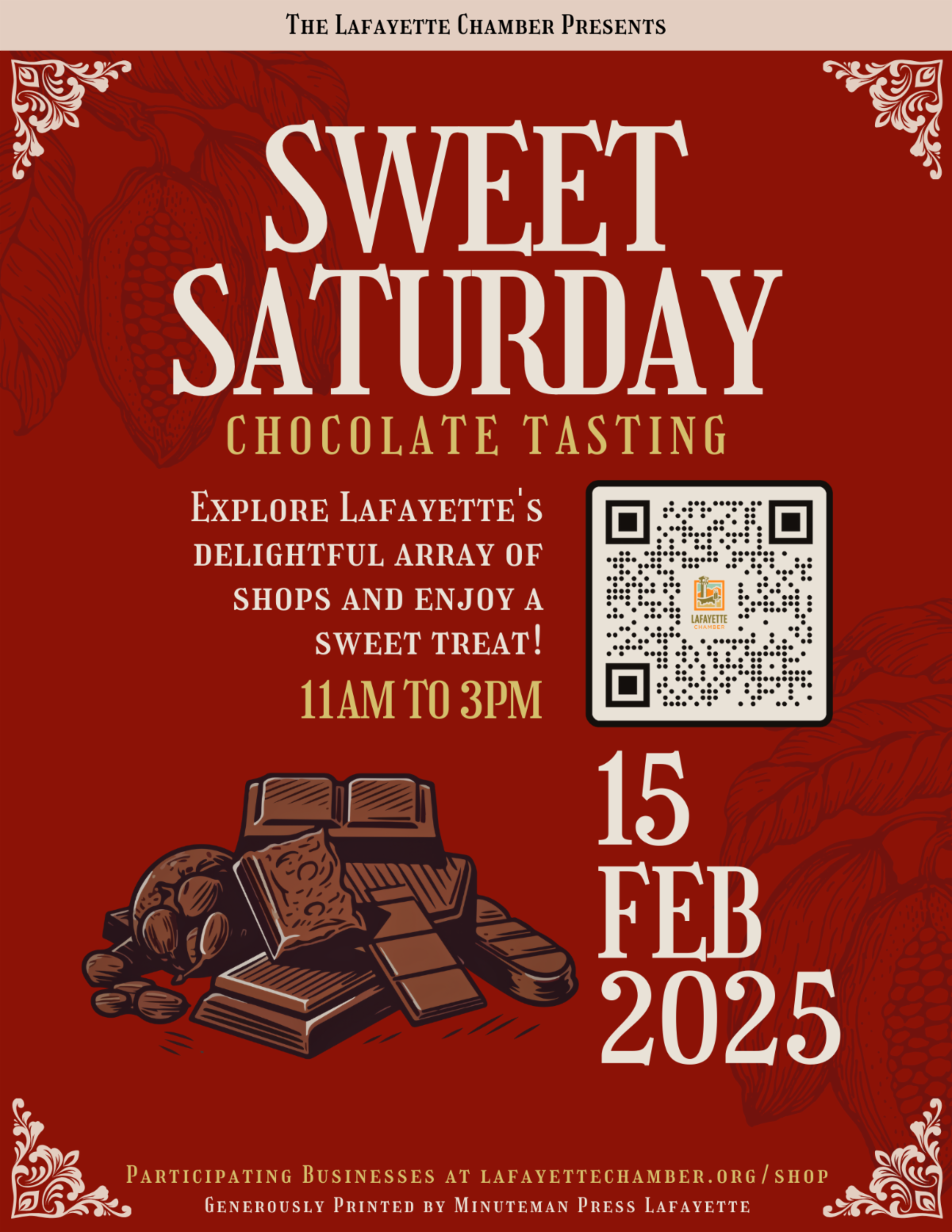 Lafayette Chamber's Sweet Saturday Event - Shop Local!