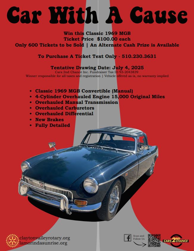 Car with A Cause - Lamorinda Sunrise Rotary