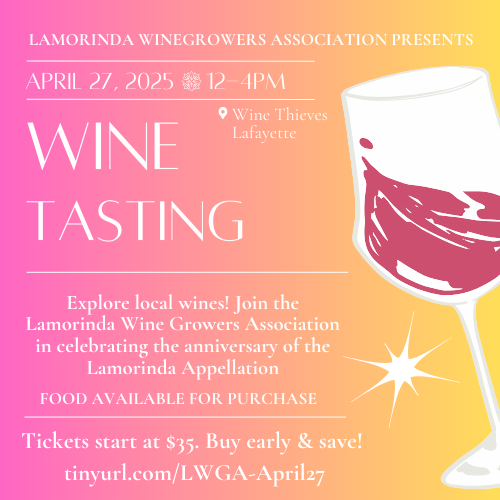 Lamorinda Wine Growers Association presents Wine Tasting