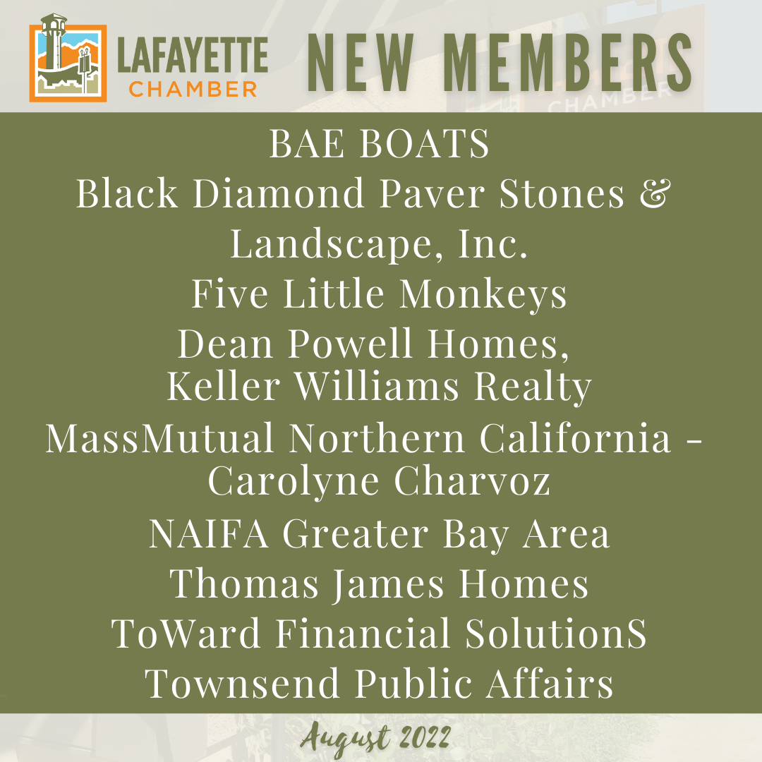 New Members August 2022