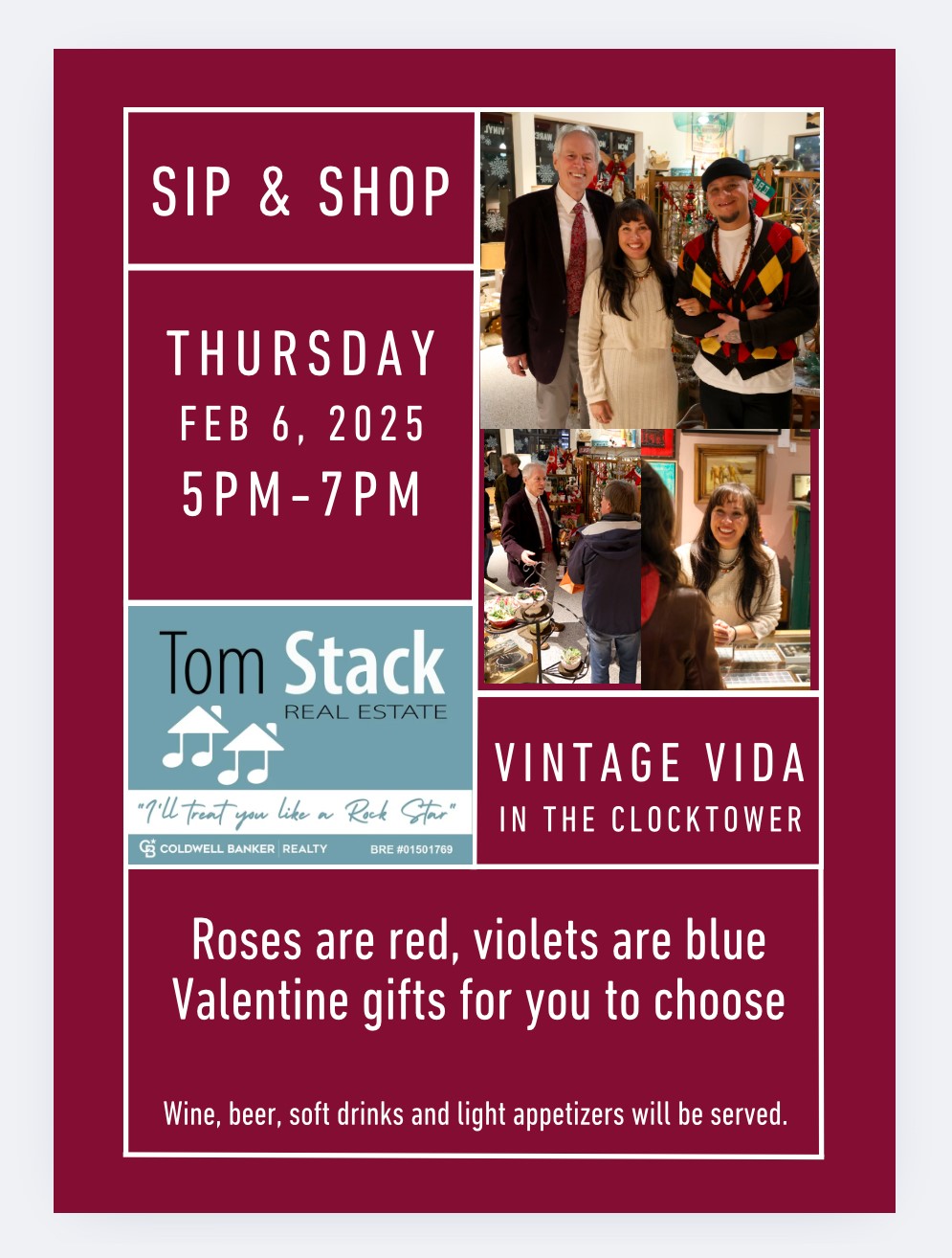 Sip & Shop with Tom Stack Real Estate