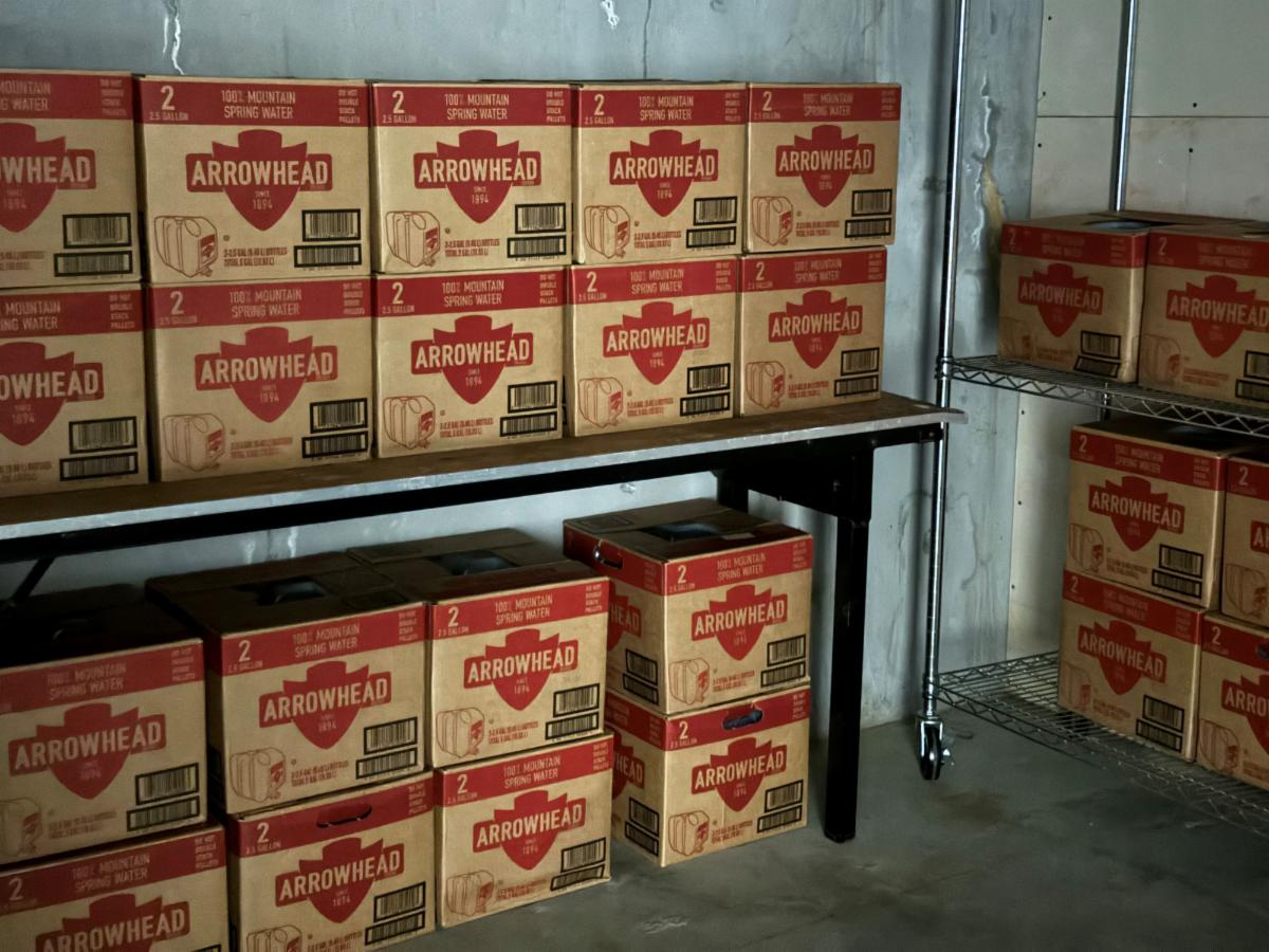 Water donation by Diablo Foods!